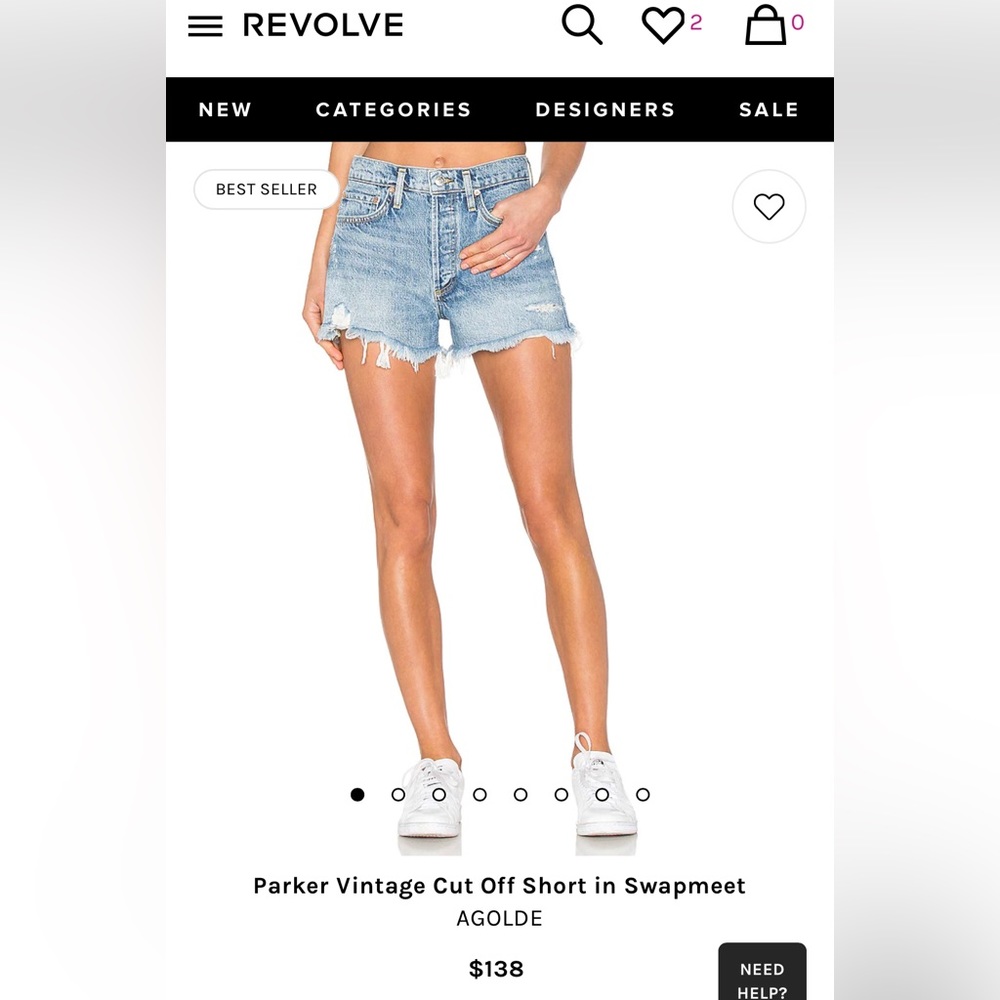 Parker Vintage Cut Off Short